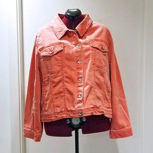 Coral Denim Jacket 28W/30W